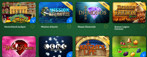 Verfügbare Spiele auf diese site