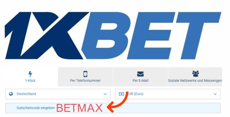 Der 1xbet Gutscheincode für 2021 lautet MAXBET